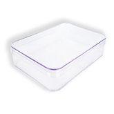 Plastic Food Grade Clear DIY Cookies Box 12Pcs / Pack 21x15x4.8 Cms - Willow